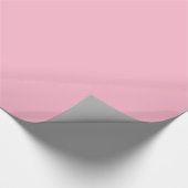 Papier Cadeau Bébé rose (couleur solide) (Coin)