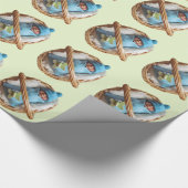 Papier Cadeau Bébés d'argile, panier : Papillon, sculpture (Coin)