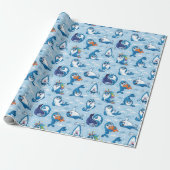 Papier Cadeau Bébés Phoques (Déroulé)
