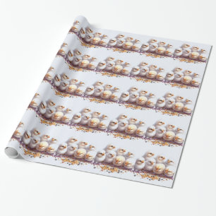 Papier Cadeau Bébés poussins éleveur de poulets