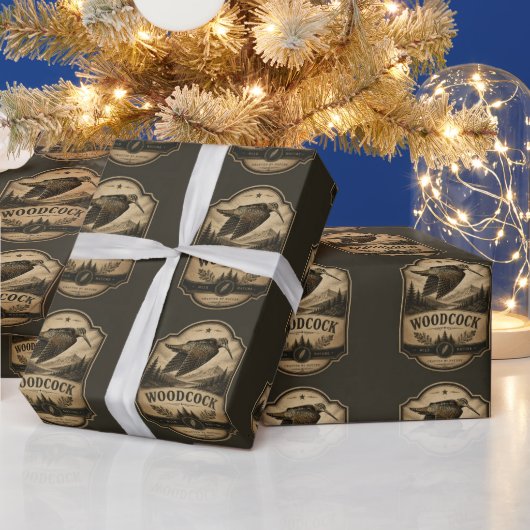 Papier Cadeau Bécasse (Vacances)