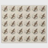 Papier Cadeau Bécasse (Plat)