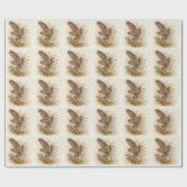 Papier Cadeau Bécasse (Plat)