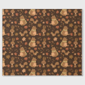 Papier Cadeau Bécasseaux forestiers (Plat)