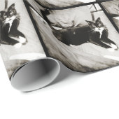 Papier Cadeau Bed Stealing Lucy (Coin rond)