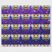 Papier Cadeau Bee Cute Charming Thème Inspiré (Plat)