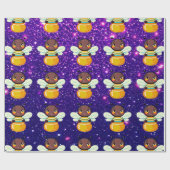 Papier Cadeau Bee Cute Charming Thème Inspiré (Plat)