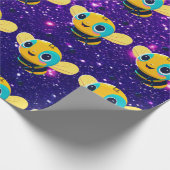 Papier Cadeau Bee Cute Charming Thème Inspiré (Coin)