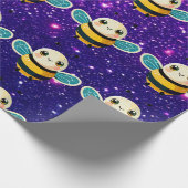 Papier Cadeau Bee Cute Charming Thème Inspiré (Coin)
