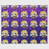 Papier Cadeau Bee Cute Charming Thème Inspiré (Plat)