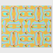 Papier Cadeau Bee Happy Honeycomb (Plat)