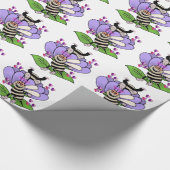 Papier Cadeau Bee My Valentine (Coin)