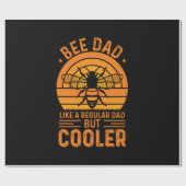 Papier Cadeau Bee Papa (Plat)