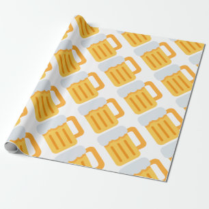 Papier Cadeau Beer time emoji
