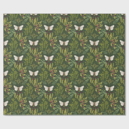 Papier Cadeau Bees and Foliage Wrapping Paper