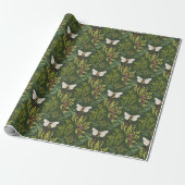 Papier Cadeau Bees and Foliage Wrapping Paper (Déroulé)