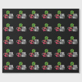 Papier Cadeau Beet cool Funny Veggie Pun Dark BG (Plat)