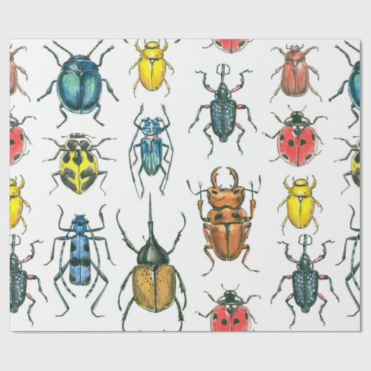 Papier Cadeau Beetles (Plat)