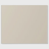 Papier Cadeau Beige Beige Chaleureuse Subtile Solide (Plat)
