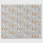 Papier Cadeau Beige gris clair Brown Abstrait simple (Plat)