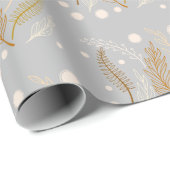 Papier Cadeau Beige gris clair Brown Abstrait simple (Coin rond)