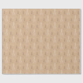 Papier Cadeau Beige mystique bohémien (Plat)