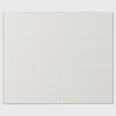 Papier Cadeau Beige neutre en vichy simples petits chèques plaid (Plat)