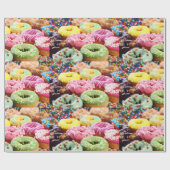 Papier Cadeau beignets de boules (Plat)