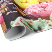 Papier Cadeau beignets de boules (Coin rond)