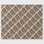 Papier Cadeau Bel art japonais de samouraïs de geisha (Plat)