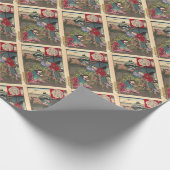 Papier Cadeau Bel art japonais de samouraïs de geisha (Coin)