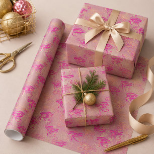 Papier Cadeau Bel œil d'Horus violet