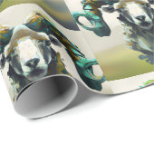 Papier Cadeau Bélier peint (Coin rond)