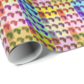 Papier Cadeau Belle Afrique transparente (Coin rond)