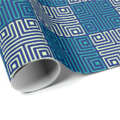 Papier Cadeau Belle Amour Artistique Vacances Whimsical (Coin rond)