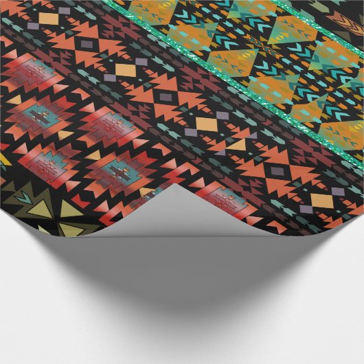 Papier Cadeau Belle apparence de style Sud-Ouest (Coin)