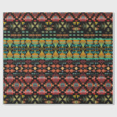 Papier Cadeau Belle apparence de style Sud-Ouest (Plat)