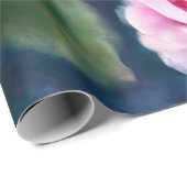 Papier Cadeau Belle Aquarelle Populaire Roses Roses Roses Roses  (Coin rond)