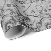 Papier Cadeau Belle belle cendre gris texture couleur Art Imprim (Coin rond)