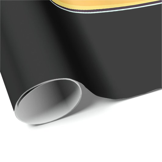 Papier Cadeau Belle Canard de canard Noël (Coin rond)