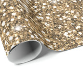 Papier Cadeau Belle Chic fille Empreinte de léopard Parties scin (Coin rond)