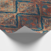 Papier Cadeau Belle collection Perse ancienne Motif moderne (Coin)