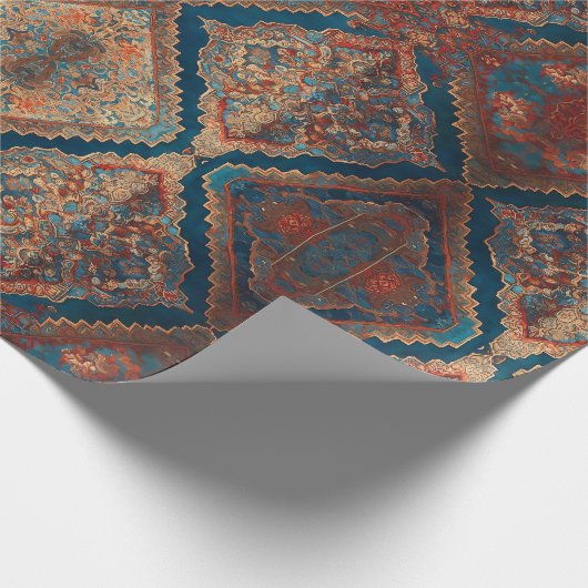 Papier Cadeau Belle collection Perse ancienne Motif moderne (Coin)