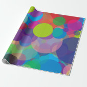 Papier Cadeau Belle couleur Abstraite (Déroulé)