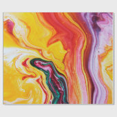 Papier Cadeau Belle eau océan Abstrait (Plat)