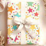 Papier Cadeau Belle étoile arc-en-ciel Motif personnalisé<br><div class="desc">Ce papier d'enveloppement Motif personnalisé aux étoiles arc-en-ciel mignonnes présente un délicieux éventail d'étoiles multicolores de tailles différentes sur un arrière - plan doux et neutre. Le design ludique et dynamique est parfait pour les anniversaires, les célébrations et les occasions spéciales, ajoutant une touche amusante et joyeuse à tout cadeau....</div>