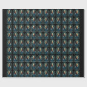 Papier Cadeau belle femme des années 1920 (Plat)