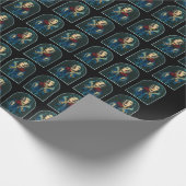 Papier Cadeau belle femme des années 1920 (Coin)