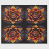 Papier Cadeau Belle Fleur de Bouddha Madela (Plat)