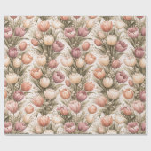Papier Cadeau Belle Florale (Plat)